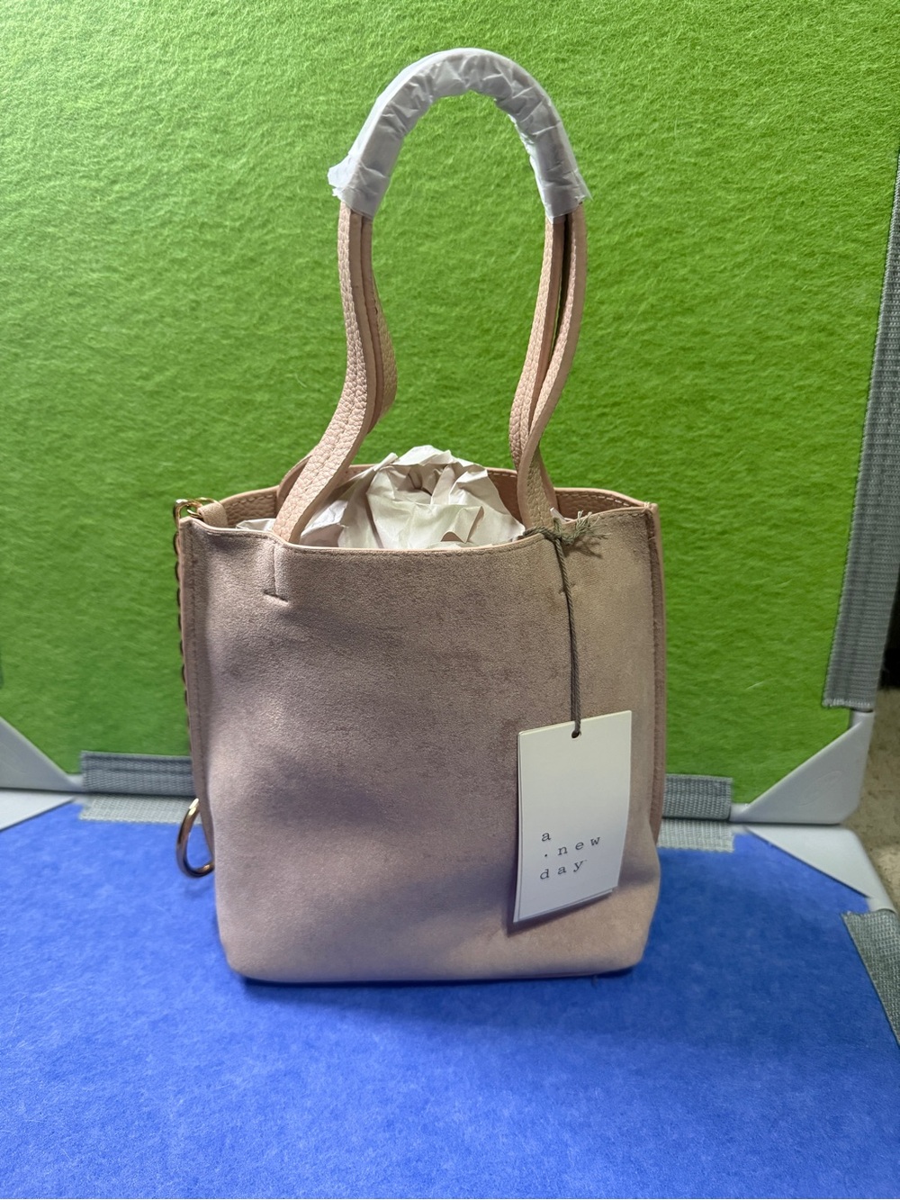 a new day brown clay Mini Suede Tote